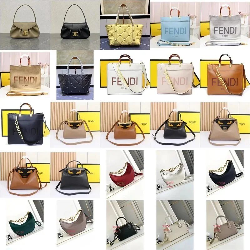 Fendi Baguette, Peekaboo, and Sunshine Tote Bags [40 styles]