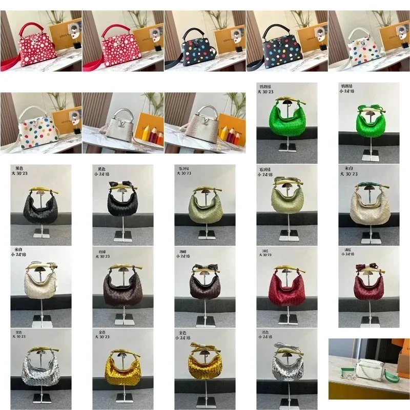 Louis Vuitton Capucines Hobo Bags with Polka Dot & Intrecciato Patterns [40 styles]