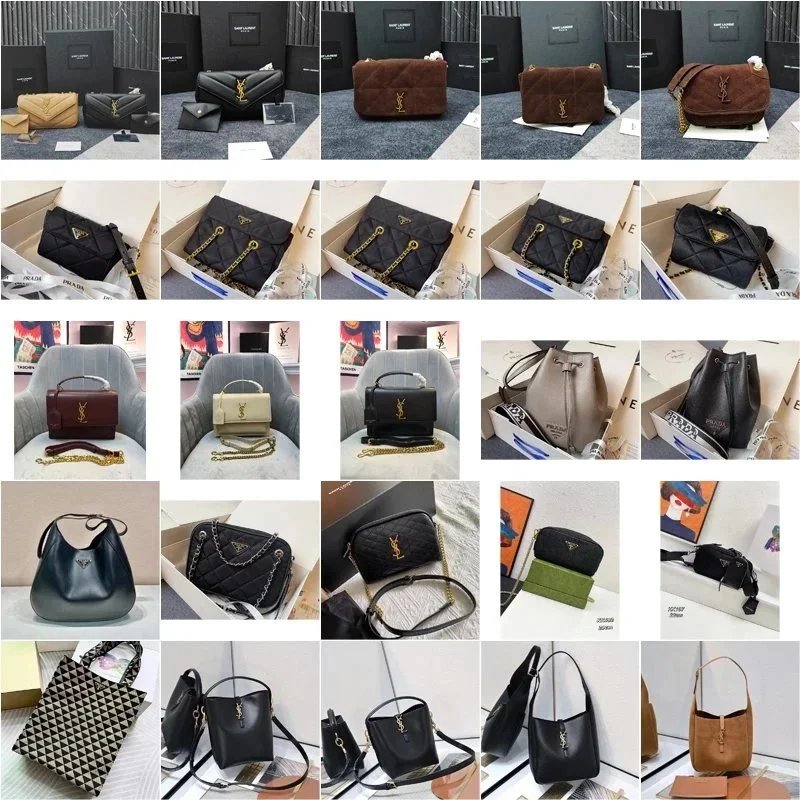 YSL Loulou, Prada Re-Edition 2005, and Bucket Bags [38 styles]